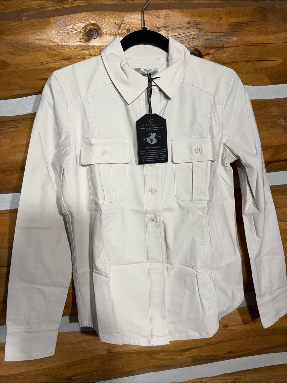 Anatomie stone Button-Front travel Shirt